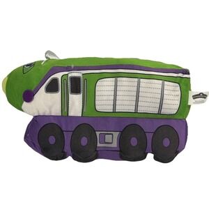 Chuggington Koko Plush Train Engine Green Purple Stuffed Animal Toy Herschend